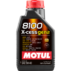 Motul 8100 X-cess gen2 5W40 (API SN) - 1 litro